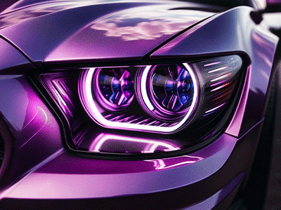 Chameleon Paars Tint Folie