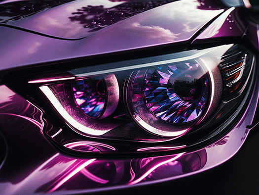 Chameleon Paars Tint Folie