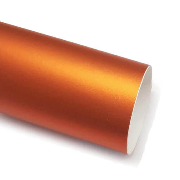 Mat Oranje Chrome Folie