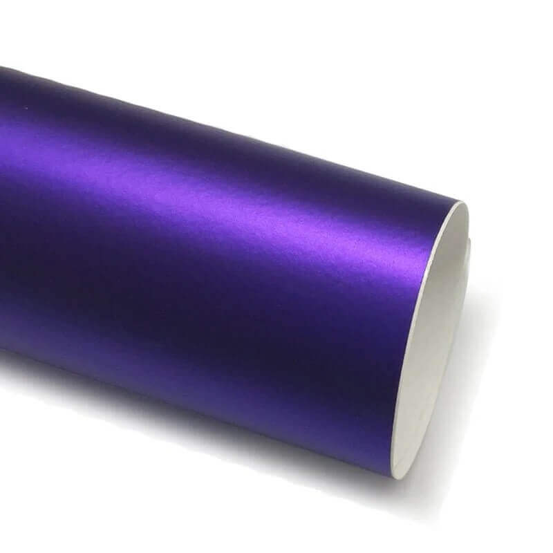 Blueshyhall Kameleon Autofolie | Paars/Grijs Glanzend | Zelfklevend Met Luchtkanalen