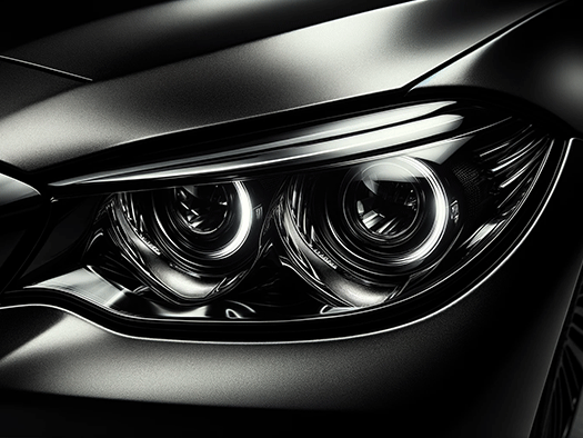 Mat Zwarte Tint Folie